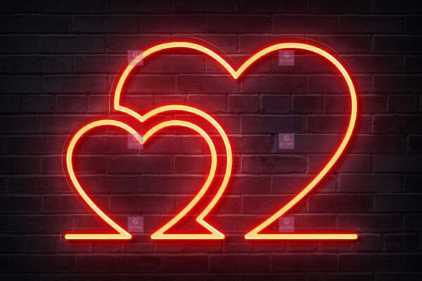 Hearts Neon Sign - Image 8