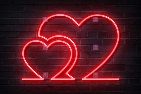 Hearts Neon Sign - Image 7